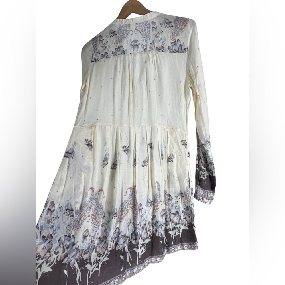 Free People Cream Long Sleeve Sundress Small - Picture 4 of 5